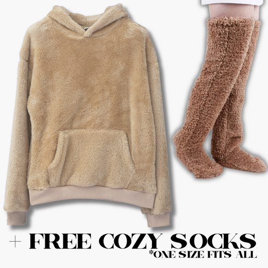 Snuggs Fluffy Hoodie (+ FREE PAIR OF COZY SOCKS)