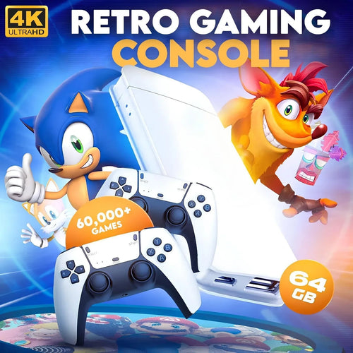 RetroStick™ - 60,000 Retro Games + 2 Free Controllers